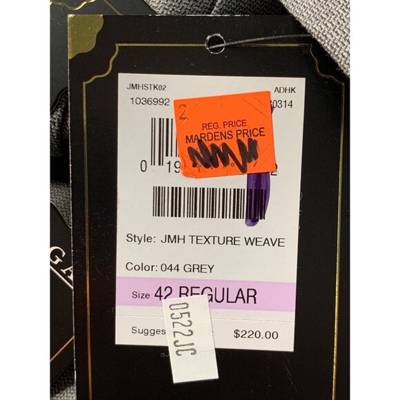 NWT 42R Mens J.M. Haggar Slim Fit Stretch Suit Seperate Jacket Gray Blazer - Picture 12 of 12